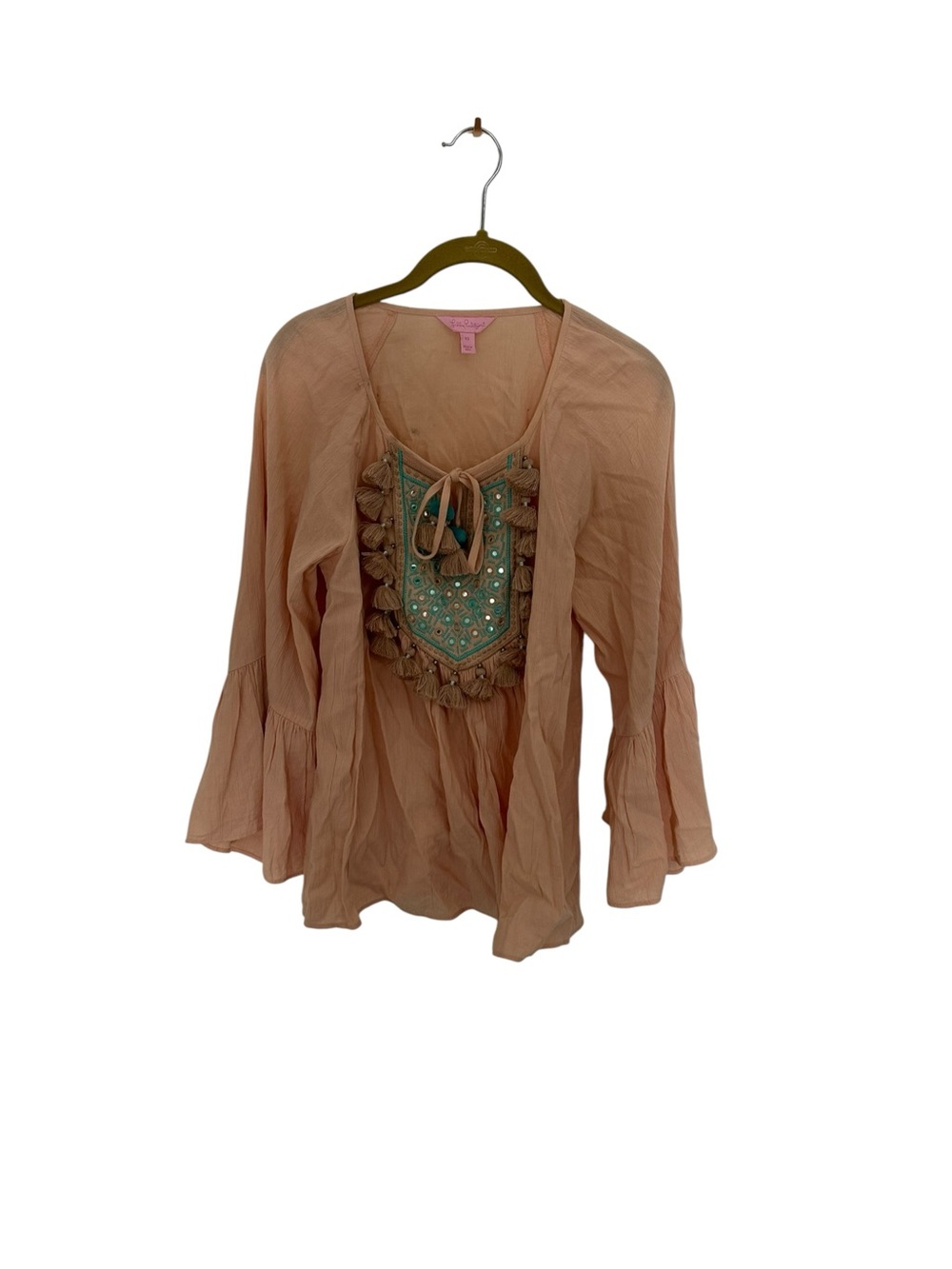 Lilly Pulitzer Shandy Boho Blouse XS